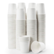 6OZ PAPER DRINKING CUP-WHITE (50PCS/PKT)