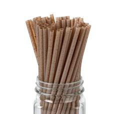 6MM COFFEE GROUND STRAW WITH PAPER WRAPPER (5000PCS X CTN)