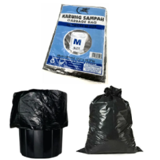BLACK GARBAGE BAG 22x33 (30 PCS X PKT)
