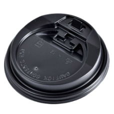 RECLOSABLE LID(8OZ) BLACK PACKING 50PCS PER PKT