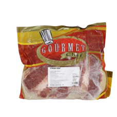 GOURMET CHEF STREAKY BEEF SLICED (1KG X PKT)