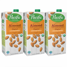 MILK PACIFIC FOODS BARISTA ALMOND ORIGINAL 1L X 3 PKT