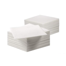 WHITE PLAIN COCKTAIL NAPKIN (100PCS X PKT)
