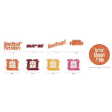 MPB STICKER IN 9 DESIGNS (8CM X EACH DESIGN)