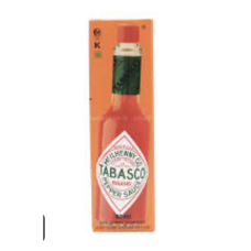TABASCO PEPPER SAUCE 60ML X BTL